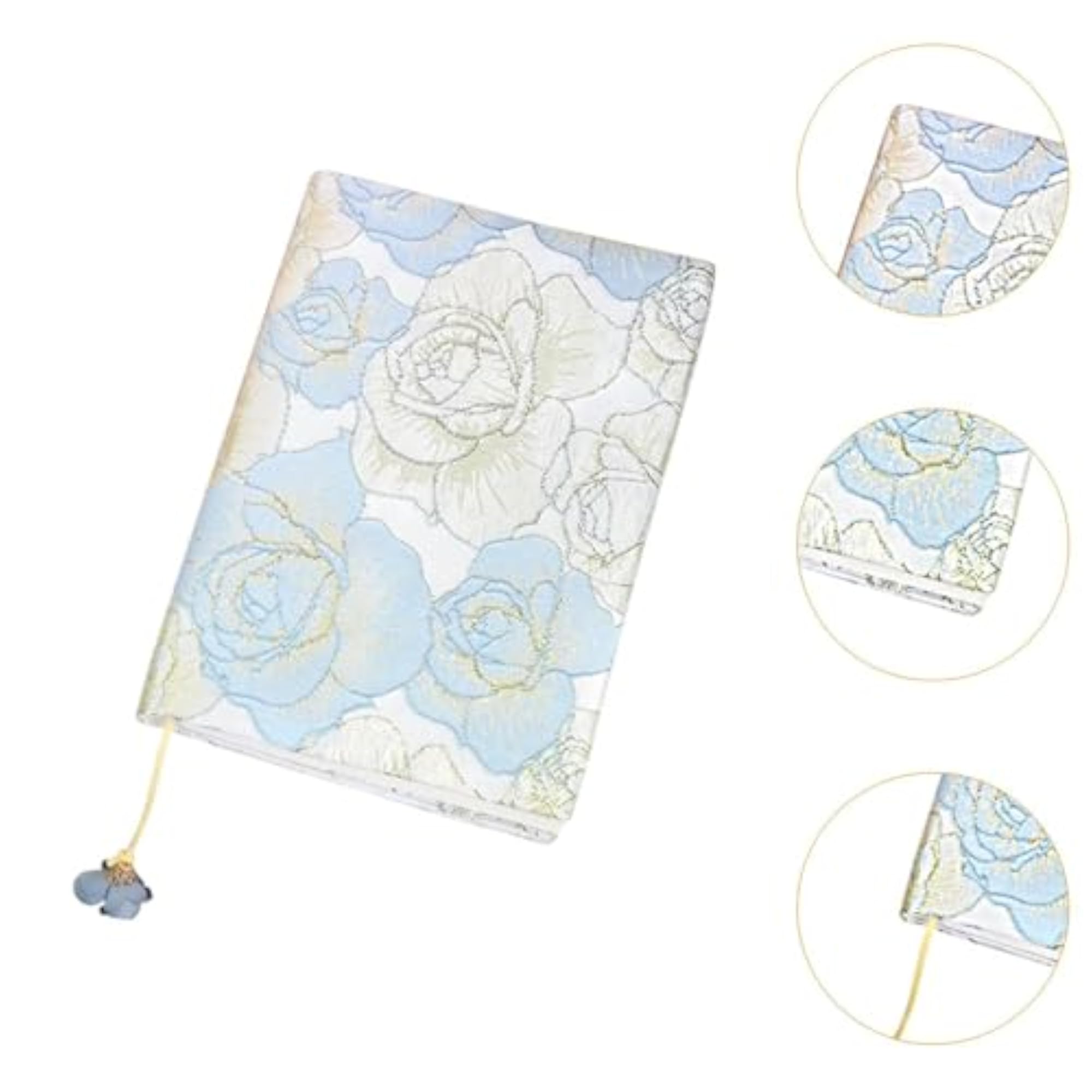 A5 Fabric Notebook Cover, Blue
