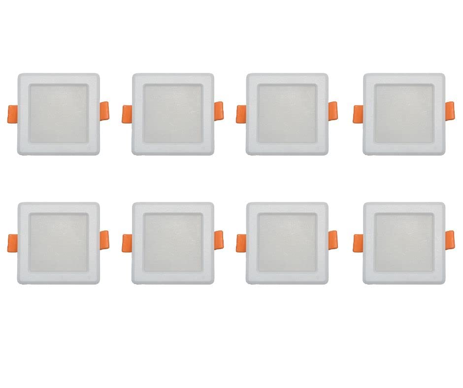 Swift Lite LED Light Pack of – 8, 5 Watts – Square Panel Light - CW (P8 - CW - 5W SPL)-image-37
