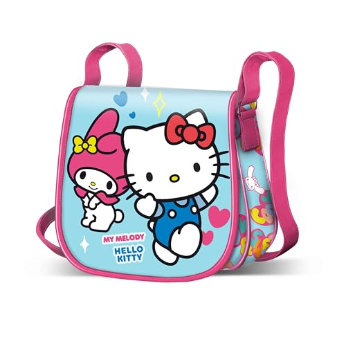 Sac à bandoulière Hello Kitty le charme de l'enfance revisité en bleu muffin