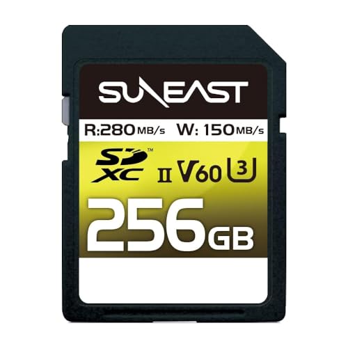 SUNEAST SDカード 256GB V60 メモリーカード SUNEAST 【正規代理店】SUNEAST V60 UHS-II SDXC 256GB SDカード