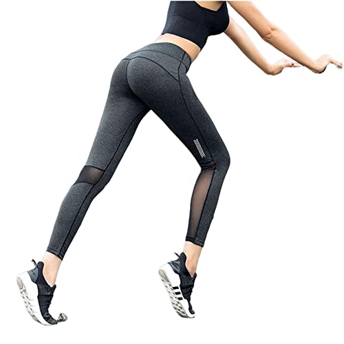 Pantalon de yoga à taille haute pour femmes respirant en maille séchage rapide