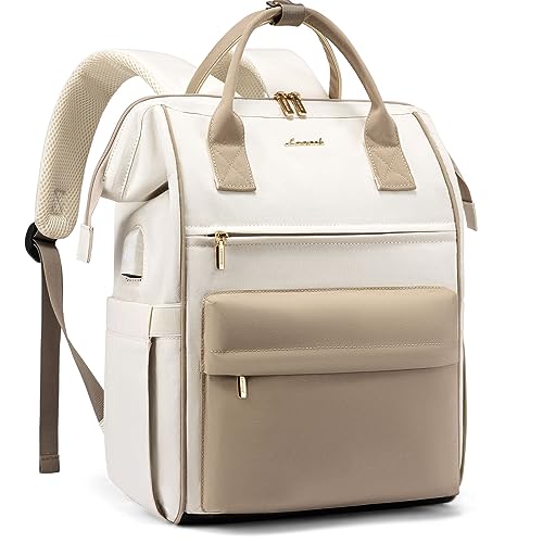 LOVEVOOK Laptop Backpack for Women 17.3 Inch, Travel Backpack with USB Charging Port, Large Capacity Laptop Bag, Waterproof for Business College Airline Approved Work Backpack