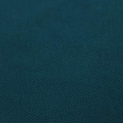63" Wide Viscose Spandex Stretch Piqué Knit Fabric by The Yard-for Activewear, Accessories, Apparel, Polo Shirts, Joggers, Pants, Home Decor, and DIY Projects (Teal)