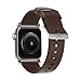 NOMAD Modern Band for Apple Watch 40mm/38mm | Rustic Brown Horween Leather | Silver Hardware