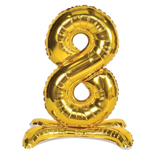 The Beistle Company Self-Standing Balloon Number 8"