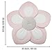 PandaEar Baby Bath Pad for Infant Newborn | Soft Flower 5 Petals for Sink Bathtub Essentials Shower Gift (Pink)