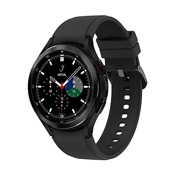 SAMSUNG Galaxy Watch 4 Classic 46mm Smartwatch with ECG Monitor Tracker for Health, Fitness, Running, Sleep Cycles, GPS Fall Detection & Bluetooth, US Version, Black