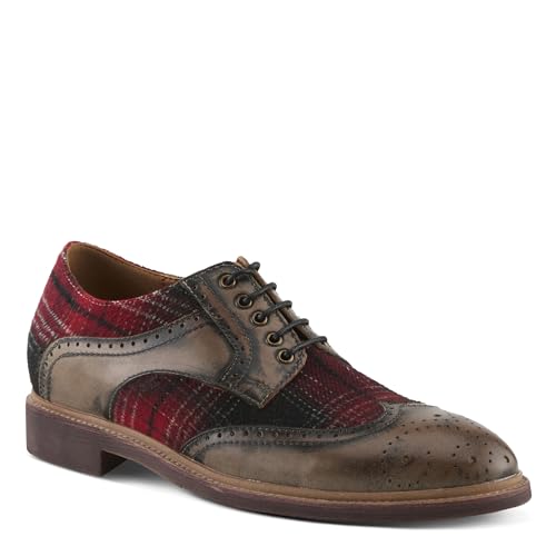 Spring Step L'Artiste Men's Thavo-Plaid Oxford Shoes Shoes2