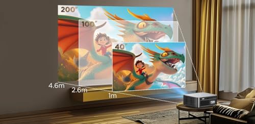 Image of (4K HDR10 /HLG, 2500 ANSI & HDMI ARC) TOPTRO Q12 Max Pro Projector 4K Ultra HD True Support, 1080p Native, Auto Focus Auto Keystone, Optical Audio Out, YouTube Hotstar Prime, Android 11 2GB RAM 32GB