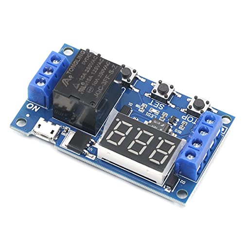 Interruptor de circuito temporizador DC 12V para automatizar luces y sistemas del hogar DIY 6