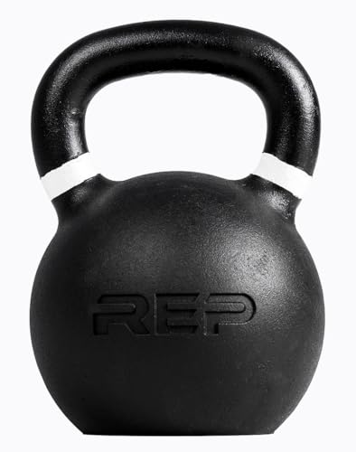 REP Fitness Kettlebell 36 kg Adjustable Weight Cast Iron Strength Exercise Training Home Gym Power Workout Equipment Free Weights Dumbbell Alternative