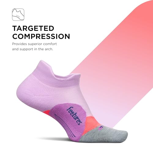 Image of Feetures Elite Light Cushion No Show Tab Sock Wave