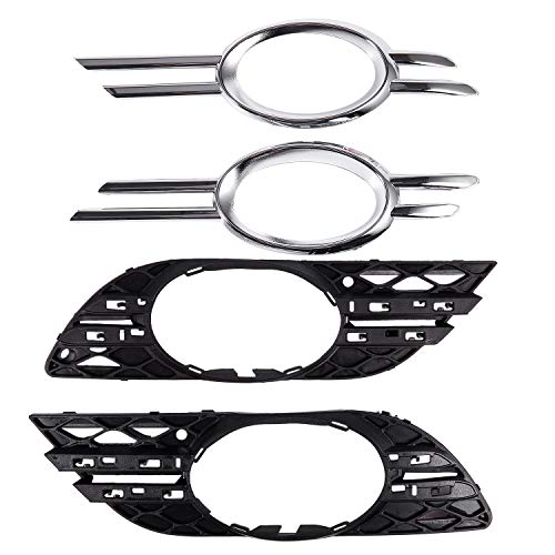 Rénover chrome antibrouillard W211 usé avec ce kit de 4 barres de pare-chocs 2007-2009