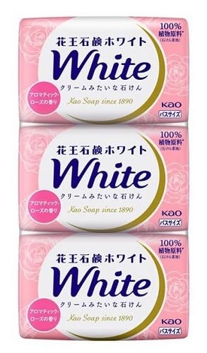 花王石鹸ホワイト アロマティック・ローズの香り バスサイズ 3コパック