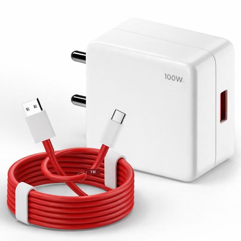 Image of AILKIN 100W Ultra Fast Power Adapter with True 100W PD Charging Compatible with 1+ 12 /12R, 11 /11R, 10 Series, Nord CE & Nord 5G Devices