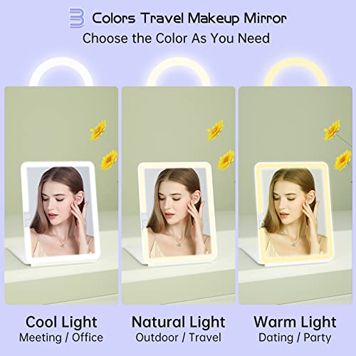 Funtouch 1800Mah Rechargeable Large Travel Makeup Mirror thumb #4