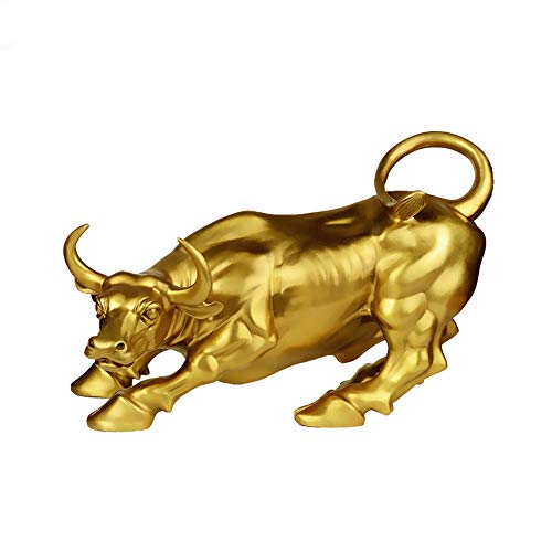 Fengshui Messing-Stier-Figuren Reichtum Dekoration Sammlerstück BS093 Cover