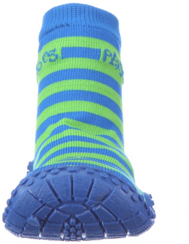 Striped Rubber Aqua Swim/Beach Pool Socks (11.5 M US Little Kid, Blue/Green)2