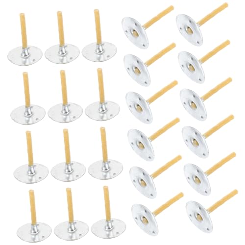 100 mechas para velas recubiertas con cera de abejas