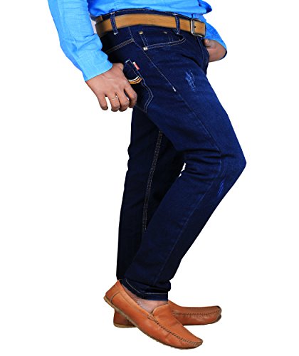 Buy L,Zard Men's Relaxed Fit Jeans at 