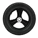 Electric Wheelchair Rear Wheel 10 Inch Anti Skid Polyurethane Tire Strong Bearing Capacity Alloy Hub Wheelchair Wheel Replacement for Electric Wheelchairs and Mobility Carts