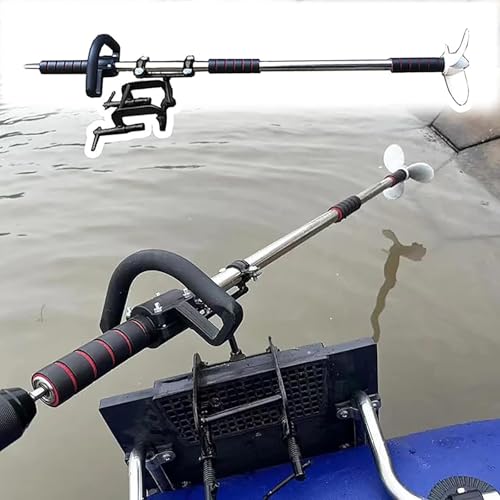 Petit moteur de pêche pour perceuse avec hélice de bateau orientable et poignée ergonomique
