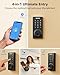 Philips Smart Lock, Smart Door Lock Built-in WiFi, App Remote Control, Keyless Entry Door Lock for Front Door, Deadbolt Lock Auto Lock, Support Alexa & Google, IP54 Waterproof, Black