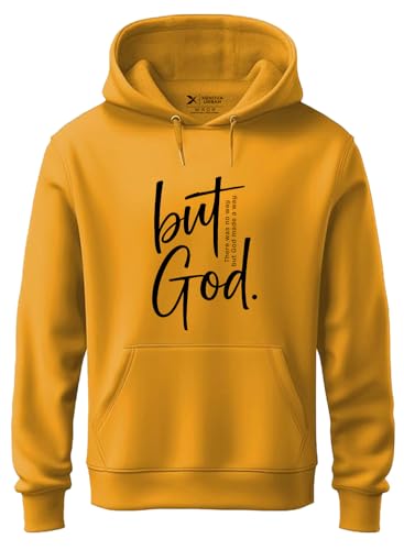 Image of XENOVAURBAN Hoodie for Men /Women | Unisex fit Cotton Fleece Hooded Sweatshirt - GOD1