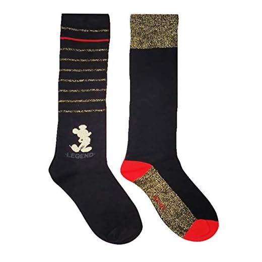 Disney Mickey Mouse 2 pack Knee High Socks