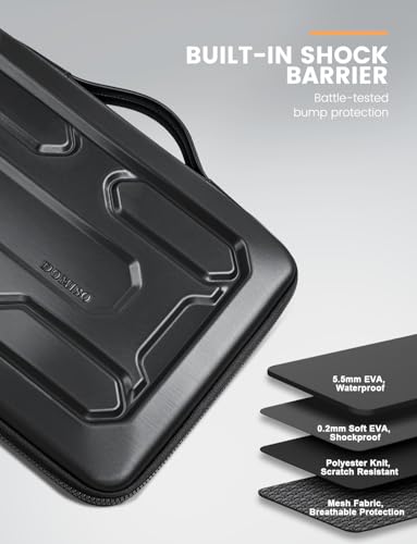 Funda para portátil con asa resistente a los golpes maletín con protección total 3