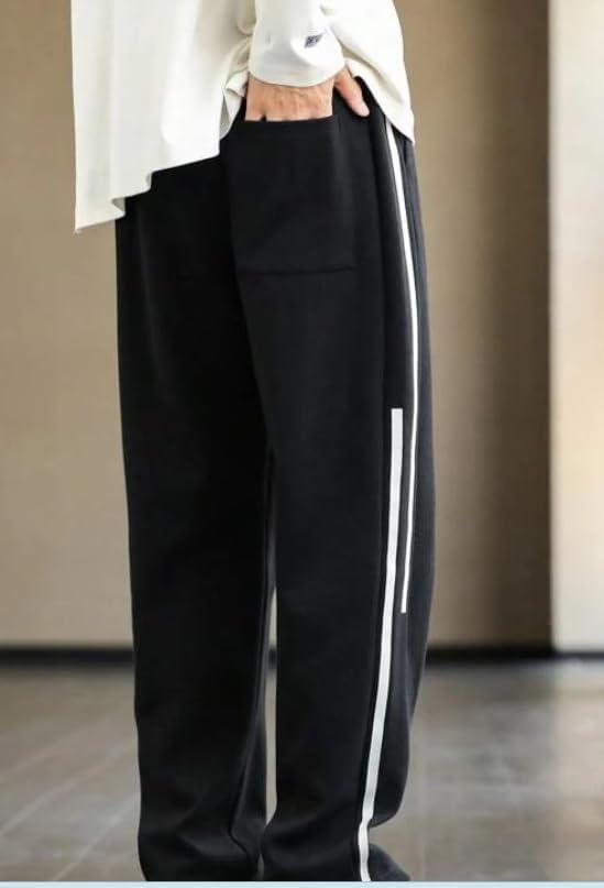 Image of culish Mens Lycra Track Pant Black