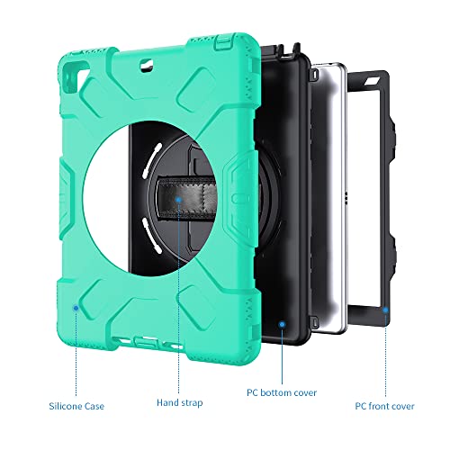 Protection iPad 6e génération antichoc avec support rotatif 360