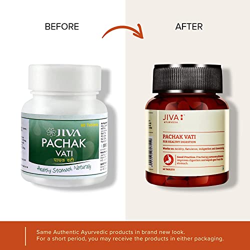 Jiva Pachak Vati- 120 * 2 | Helpful In Digestion |Goodness Of Babool, Ajwain, Amalaki & Lavang | For Men & Women