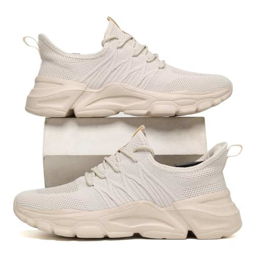 Image of Socviis Mens Slip On Running Shoes Athletic Walking Trainers Lightweight Breathable Mesh Tennis Sneakers