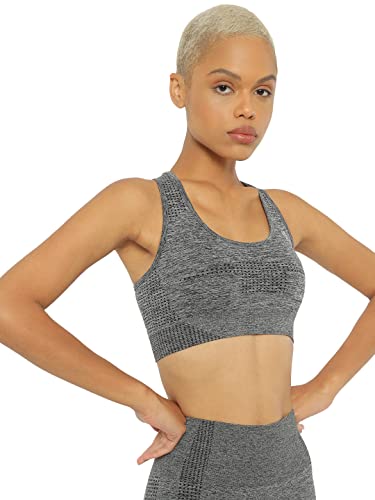 Image of CULT CultSport | Women's Slip-On Sports Bra | Seamless Technology Full-Coverage Sports Bra | Racerback Medium-Impact