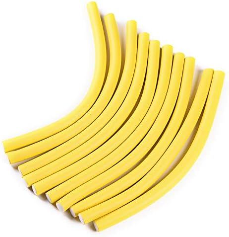 MY LIKE 20-pack 9.5" Twist-Flex Soft Bendy Foam Hair Roller Flexible Curing Rods-Hair Curlers For Long,Medium and Short Hair（Diameter 1.2cm）