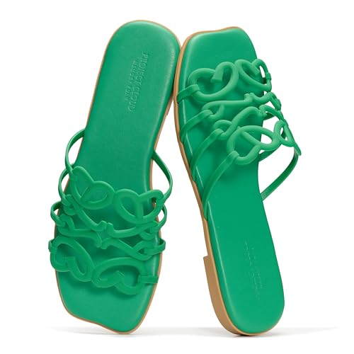 Womens Flat Sandals Slides for Women Dressy Womens Sandals Designer Sandals by Project Cloud - Used condition - US$42.92