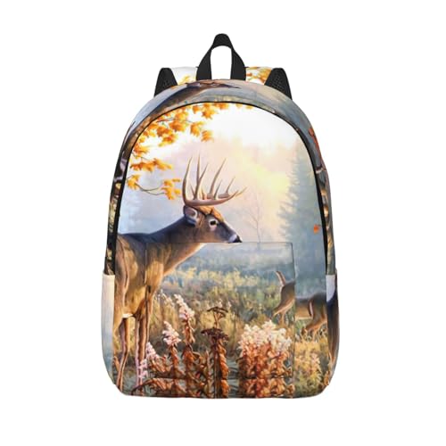 Sac à dos de voyage motif cerf EdWal pour adulte avec compartiments