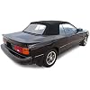 Compatible with Toyota Celica 1987-1989 Convertible Soft Top Replacement Black Pinpoint Vinyl