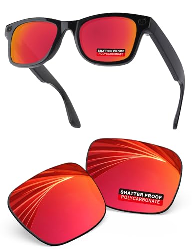 Image of PRO+ Polycarbonate Replacement Lenses Compatible with Ray-Ban Meta Wayfarer RW4006 & Gen 2 RW4012 50mm Sunglasses