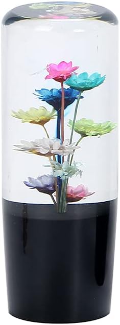 クリスタル シフトノブ 水中花 昭和 レトロ 和 汎用 ギアシフター トラック 定休日以外毎日出荷中 10cm アダプター 乗用車