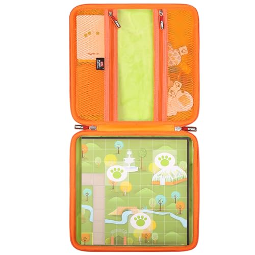 FBLFOBELI Travel Case for Many Board Game, Compatible with Hasbro Gaming/Monopoly/Gamewright Outfoxed/My First Castle Panic etc, 10x9.6x2.8 Inch, Case Only