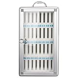 Cadre en alliage d'aluminium : ce produit dispose d'un cadre en alliage d'aluminium robuste qui résiste à la rouille et assure la durabilité. Les coins sont fabriqués à partir de ce matériau pour plus de stabilité et de sécurité. Parfait pour diverses applications, il combine fiabilité avec un design élégant, ce qui en fait un excellent choix pour vos besoins. Idéal pour un usage domestique et commercial, il améliore la fonctionnalité sans sacrifier le style.