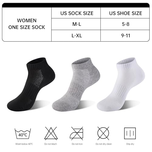Womens Cotton Ankel Socks, Athletic Performance Running Moisture Wicking Breathable socks2