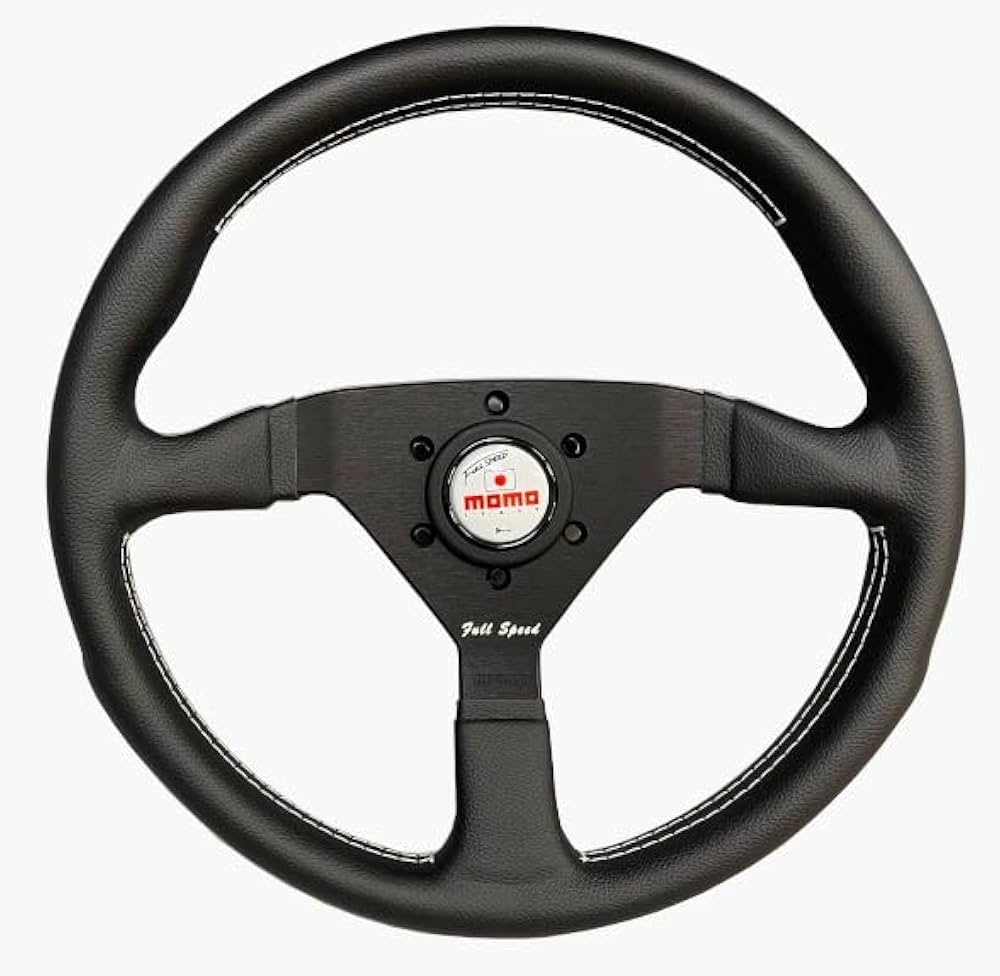 MOMO FULL SPEED 348Φ 90mm DEEP MOMO/steering wheel/FULL SPEED/348mm/DEEP 90mm/leather/Japan