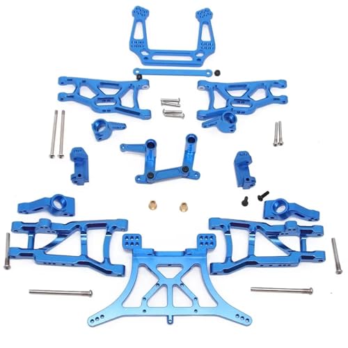 RC �J�[ �A�N�Z�T���[ For Traxxas For Slash 2WD For VXL 1/10 RC�J�[�A�b�v�O���[�h�p�[�c�A�N�Z�T���[���^���L�b�g�T�X�y���V�����A�[���V���b�N�^���[�X�e�A�����O�u���b�N(Blue)
