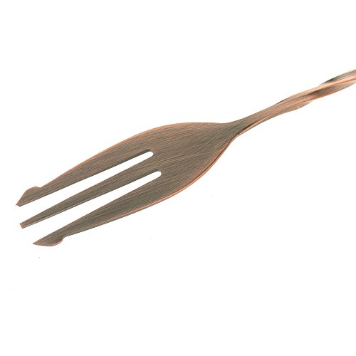 Barfly Bar Spoon, Fork End 19 5/8" (50 Cm), Antique Copper #TOP2