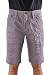 Southpole Men's Short Twill Short with Multiple Horizontal Rips and Cuffing