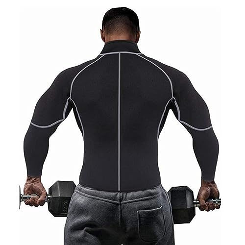 Chaqueta de buceo para hombre de manga larga – Elástica y transpirable para calor y sudor miniatura 5