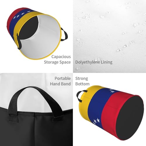 Panier à linge drapeau Venezuela pour ranger les couvertures